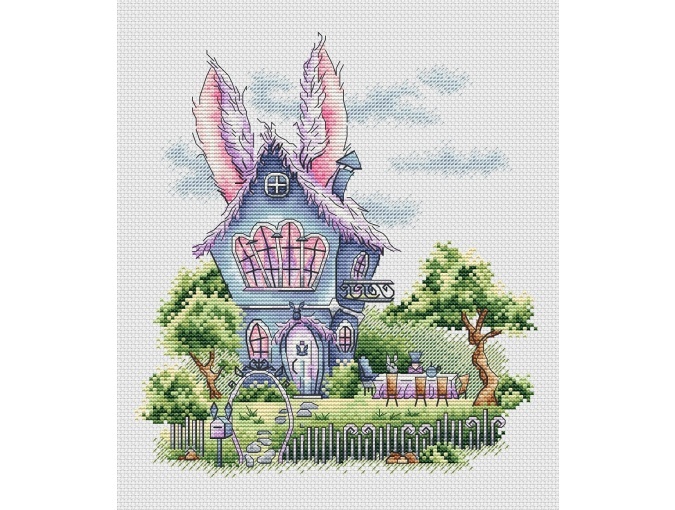 The House of the March Rabbit Cross Stitch Pattern фото 1
