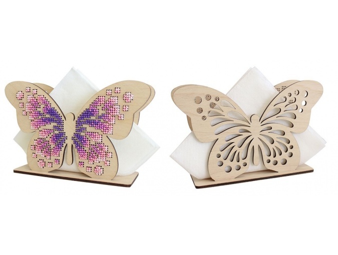 Napkin Holder Butterfly Embroidery Kit фото 1