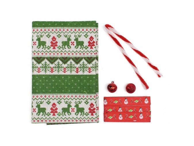 Christmas Green Set Patchwork Fabric with Accessories фото 4