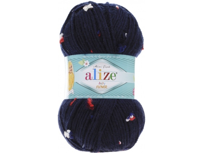 Alize Baby Flower, 94% Acrylic, 6% Polyamide 5 Skein Value Pack, 500g фото 13