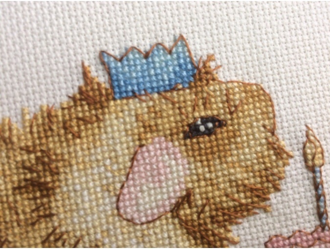 Guinea Pig with Cake Cross Stitch Pattern фото 3