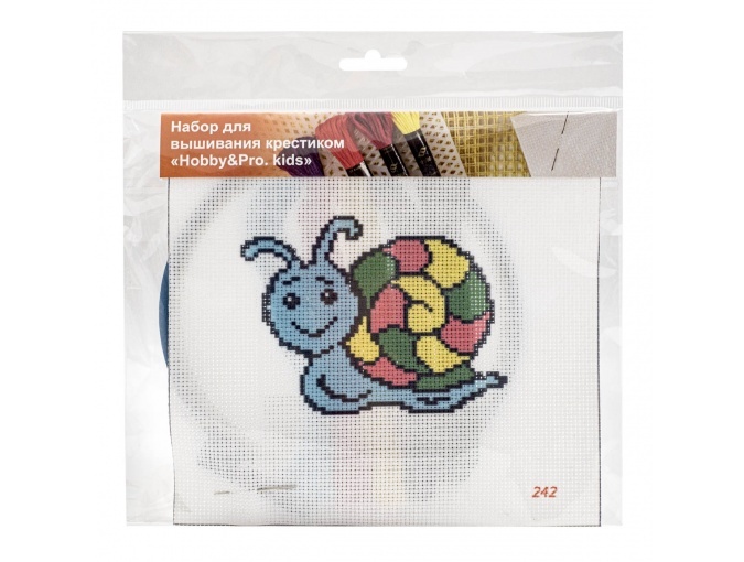 Snail Kids Cross Stitch Kit фото 3