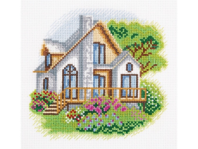House on Woodland Lane Cross Stitch Kit фото 1