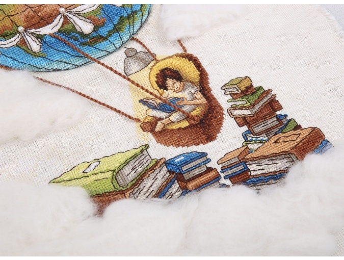 Travelling With Books Cross Stitch Kit фото 5
