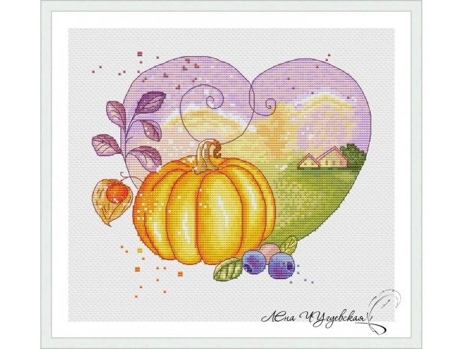 Magic Pumpkin Cross Stitch Pattern фото 1