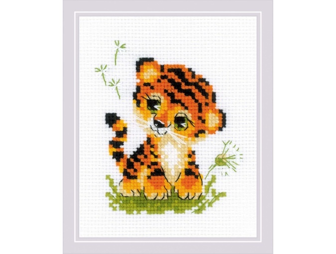 Baby Tiger Cross Stitch Kit фото 1