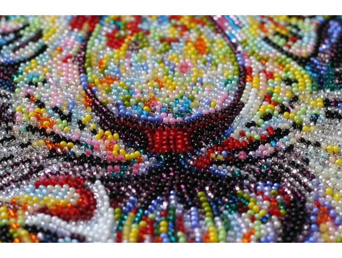 Colored Tigers Bead Embroidery Kit фото 6