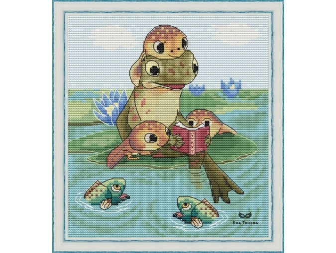 Tales of the Old Pond Cross Stitch Pattern фото 1