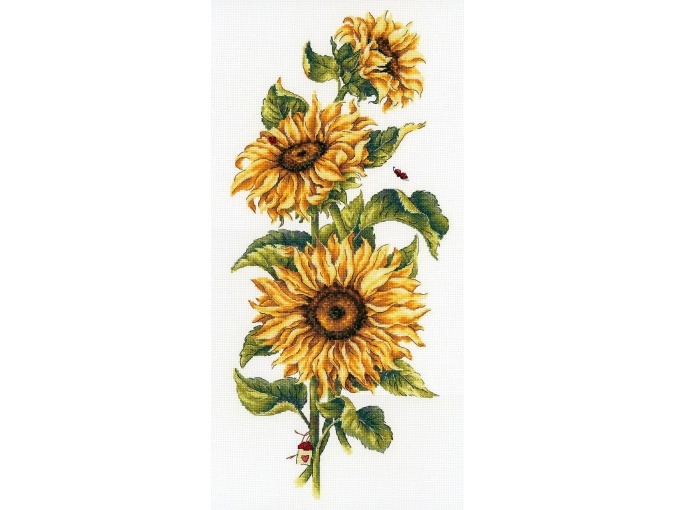 Sunflowers Cross Stitch Kit by MP Studia фото 1