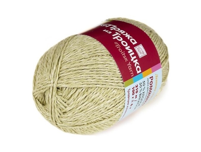 Troitsk Wool Camomile, 50% Cotton, 50% Viscose 5 Skein Value Pack, 500g фото 30