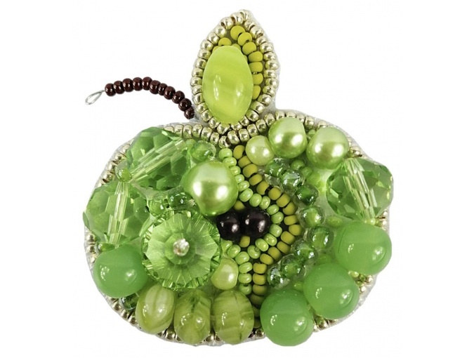 Green Apple Embroidery Kit фото 1