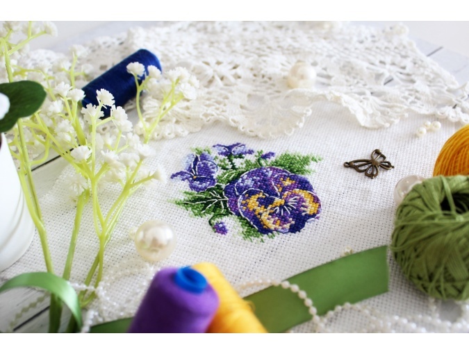 Fragile Flowers Cross Stitch Kit фото 3