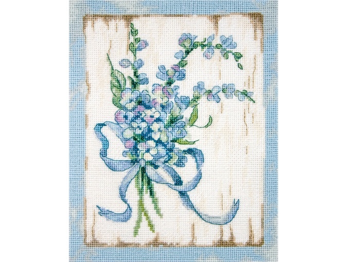 Blue I Cross Stitch Kit фото 1