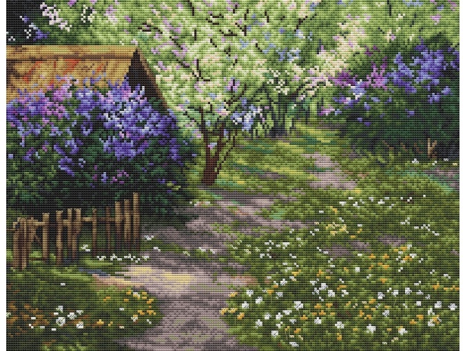 Blooming Garden Cross Stitch Pattern, code ME-059 Kate Meshkova | Buy ...