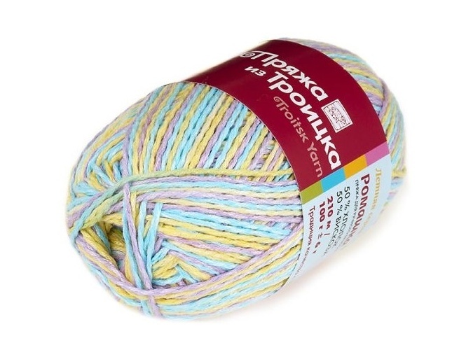 Troitsk Wool Camomile, 50% Cotton, 50% Viscose 5 Skein Value Pack, 500g фото 3