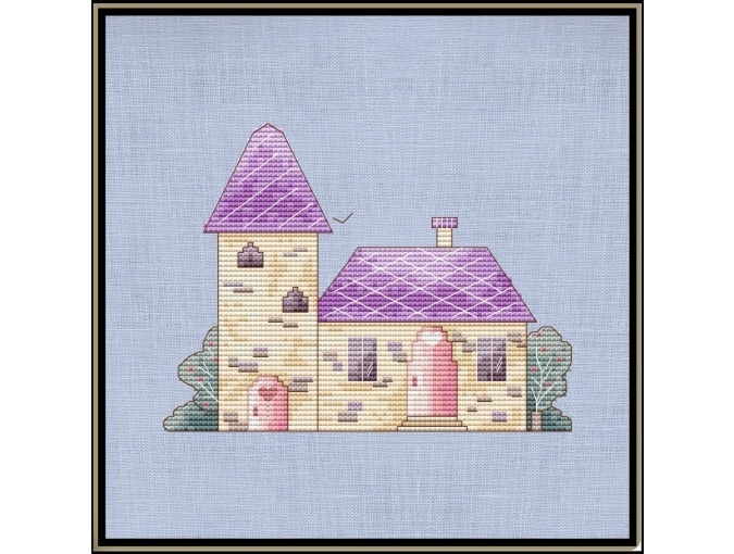 Sweet Pastel Home Cross Stitch Pattern фото 1