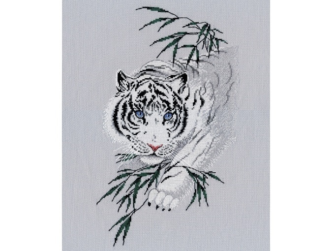 A White Tiger Cross Stitch Kit фото 1