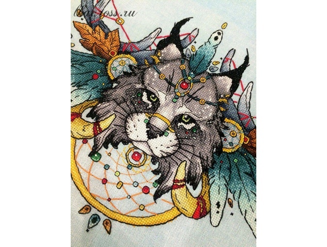 Dreamсatchers. Lynx Cross Stitch Pattern фото 2