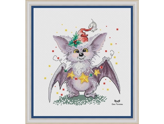 Cookie Bat Cross Stitch Pattern фото 1