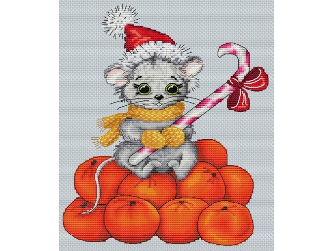 Tangerine Mood Cross Stitch Pattern фото 2