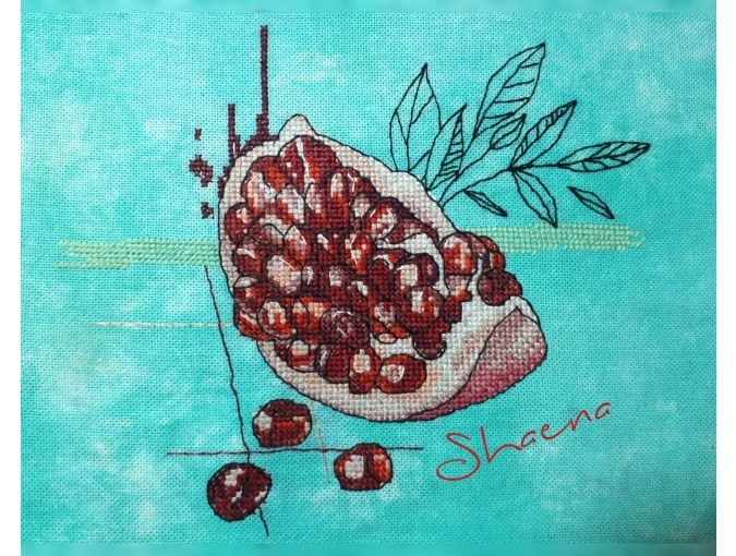 A Pomegranate Cross Stitch Pattern фото 2
