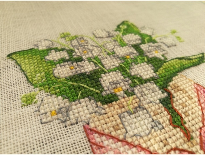 Easter Eggs. Lilies of the Valley Cross Stitch Pattern фото 5