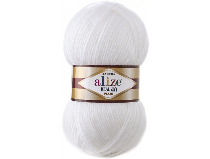 Alize Angora Real 40 Plus, 40% Wool, 60% Acrylic 5 Skein Value Pack, 500g фото 7