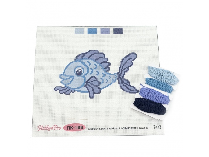 Small Fish Kids Cross Stitch Kit фото 3