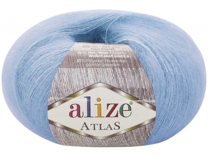Alize Atlas, 49% Wool, 51% Polyester 10 Skein Value Pack, 500g фото 13