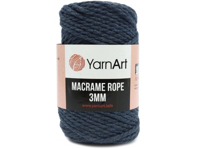 YarnArt Macrame Rope 3mm 60% cotton, 40% viscose and polyester, 4 Skein Value Pack, 1000g фото 11