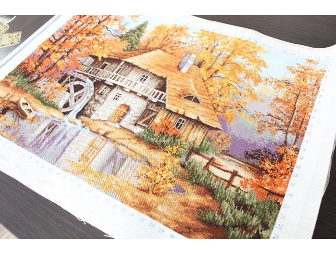 Autumn Landscape Embroidery Kit фото 2