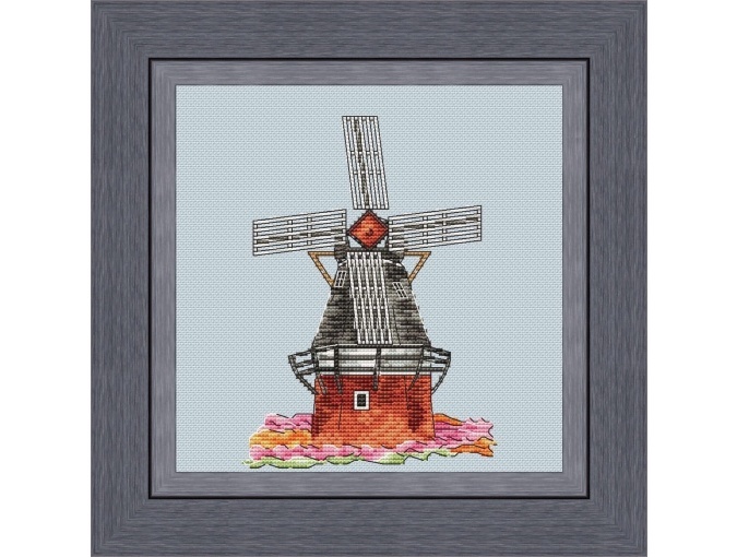 Windmill Cross Stitch Pattern фото 1