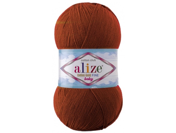 Alize Cotton Gold Fine Baby 55% cotton, 45% acrylic 5 Skein Value Pack, 500g фото 6