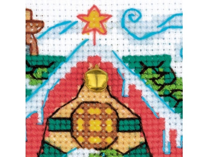 Cabin with a Bell Cross Stitch Kit фото 2