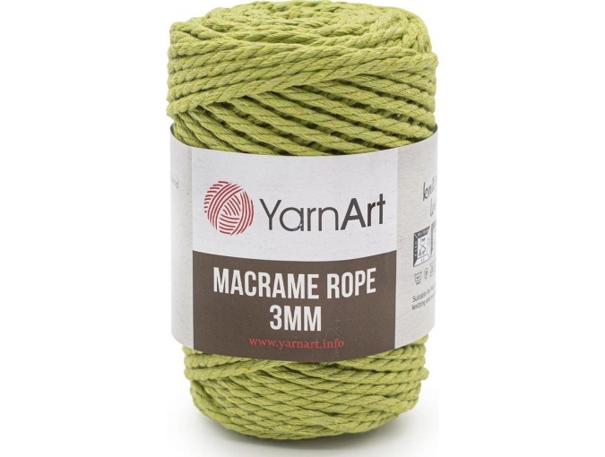 YarnArt Macrame Rope 3mm 60% cotton, 40% viscose and polyester, 4 Skein Value Pack, 1000g фото 6
