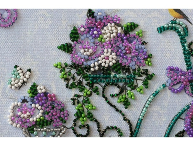 Romantic Garden Bead Embroidery Kit фото 4