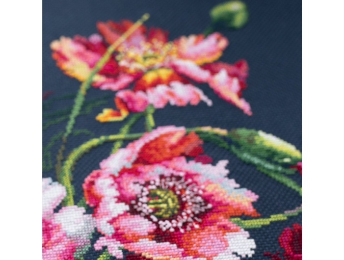 The Mystery Of Poppies Cross Stitch Kit фото 10