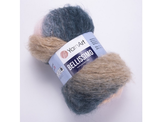 YarnArt Bellissimo 13% mohair, 67% acrylic, 4% polyamide, 16% polyester, 3 Skein Value Pack, 450g фото 17