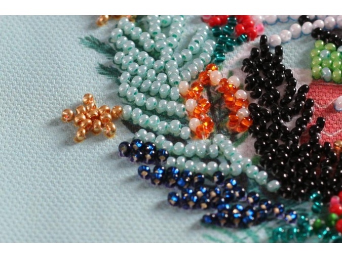 Meow Christmas Bead Embroidery Kit фото 3