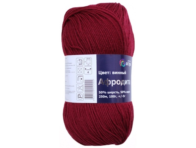 Astra Premium Aphrodite, 50% Wool, 50% Acrylic, 3 Skein Value Pack, 300g фото 16