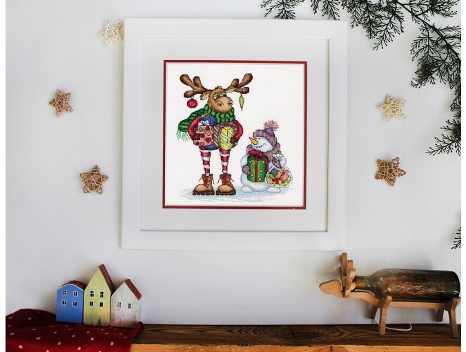 Visiting with Gifts Cross Stitch Kit фото 3