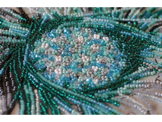 Aquamarine Bead Embroidery Kit фото 4
