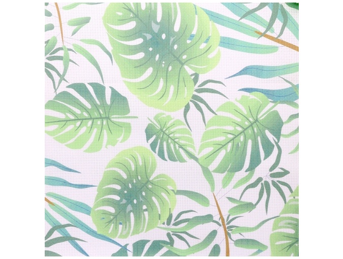 14 Count Aida Designer Fabric by Bestex Green Tropical фото 1