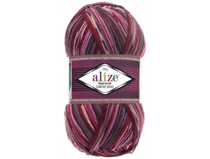 Alize Superwash Comfort Socks 75% wool, 25% polyamide 5 Skein Value Pack, 500g фото 16
