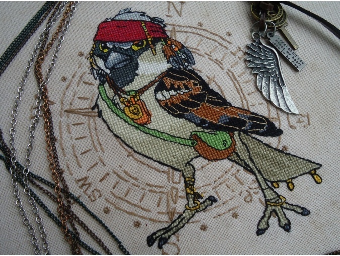 Sparrow. The Pirate Cross Stitch Pattern фото 2