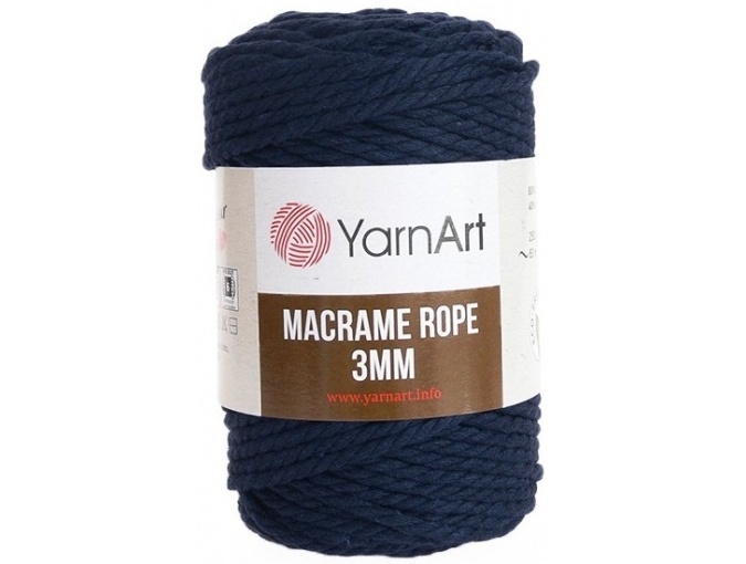 YarnArt Macrame Rope 3mm 60% cotton, 40% viscose and polyester, 4 Skein Value Pack, 1000g фото 23