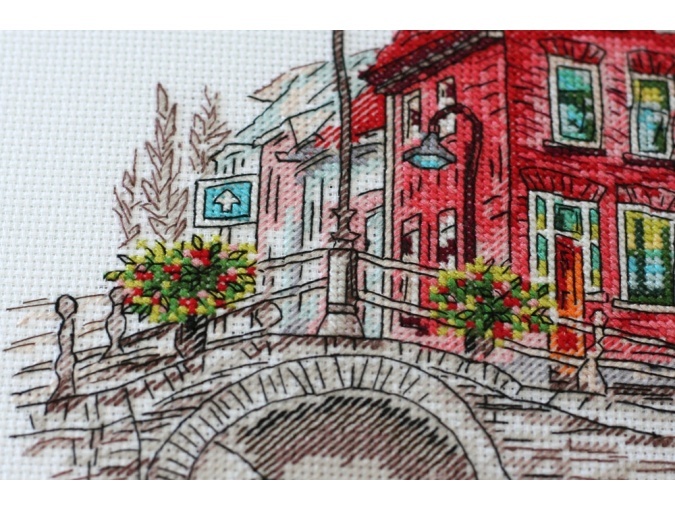 Colored Town-3 Cross Stitch Kit фото 4