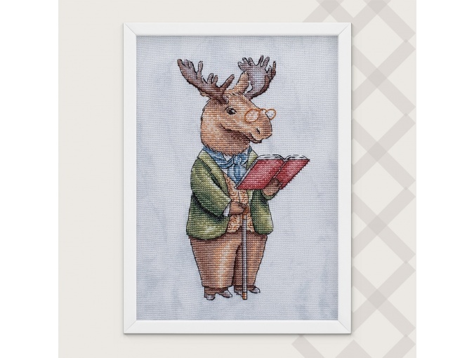 Moose Cross Stitch Pattern фото 1