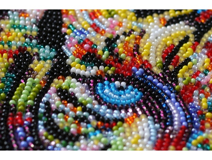 Colored Tigers Bead Embroidery Kit фото 5