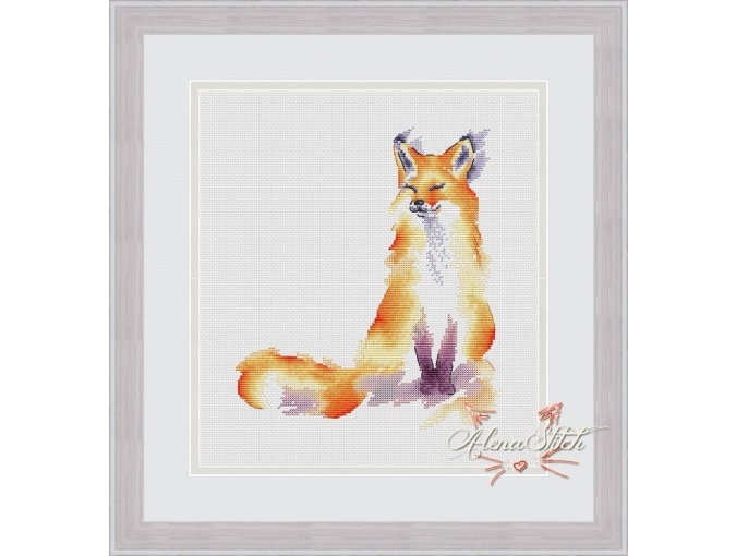 Foxy Cross Stitch Pattern фото 1